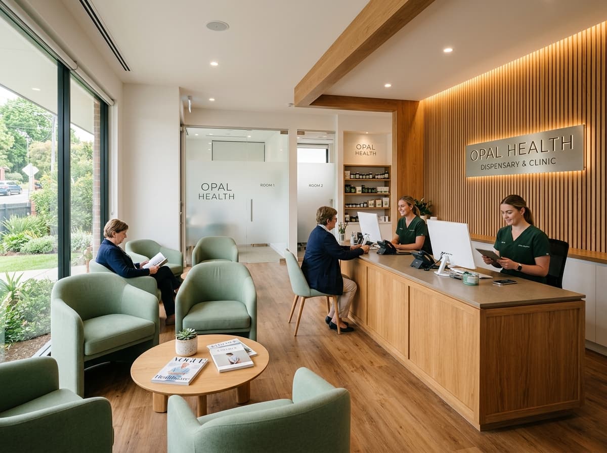Modern Dispensary Reception